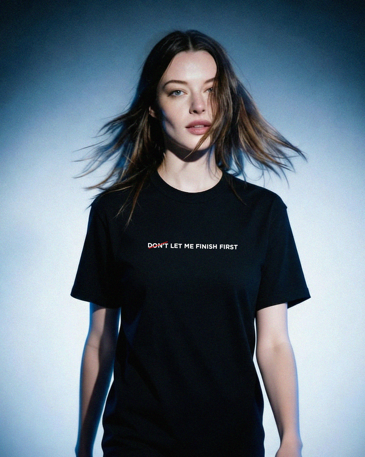 Don't let me finish first.