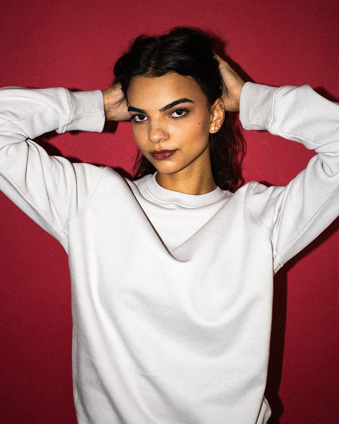 Nothing is hotter... unisex creme sweatshirt